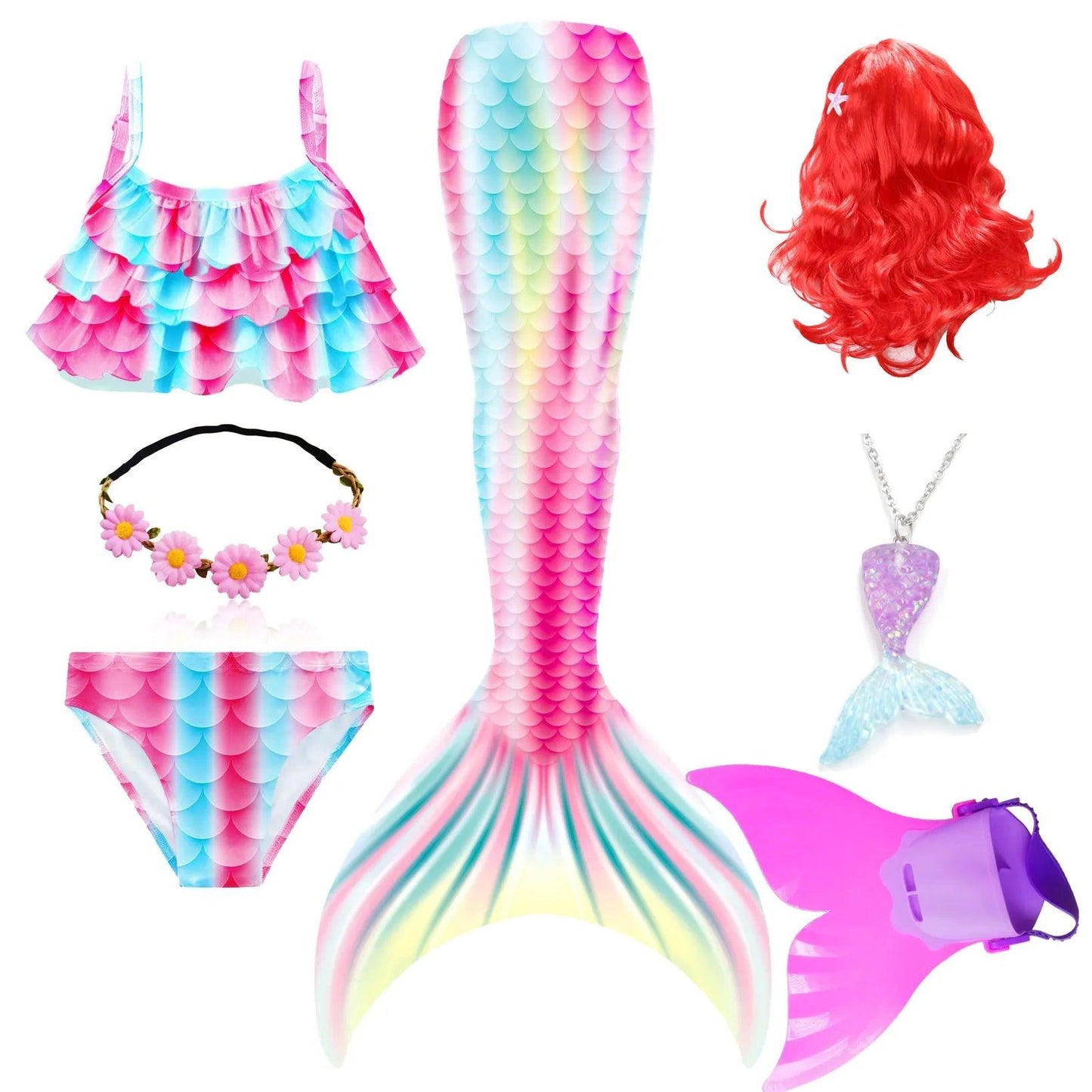 Mermaid Tail Swimsuit Fishtail Costume Toylandeu