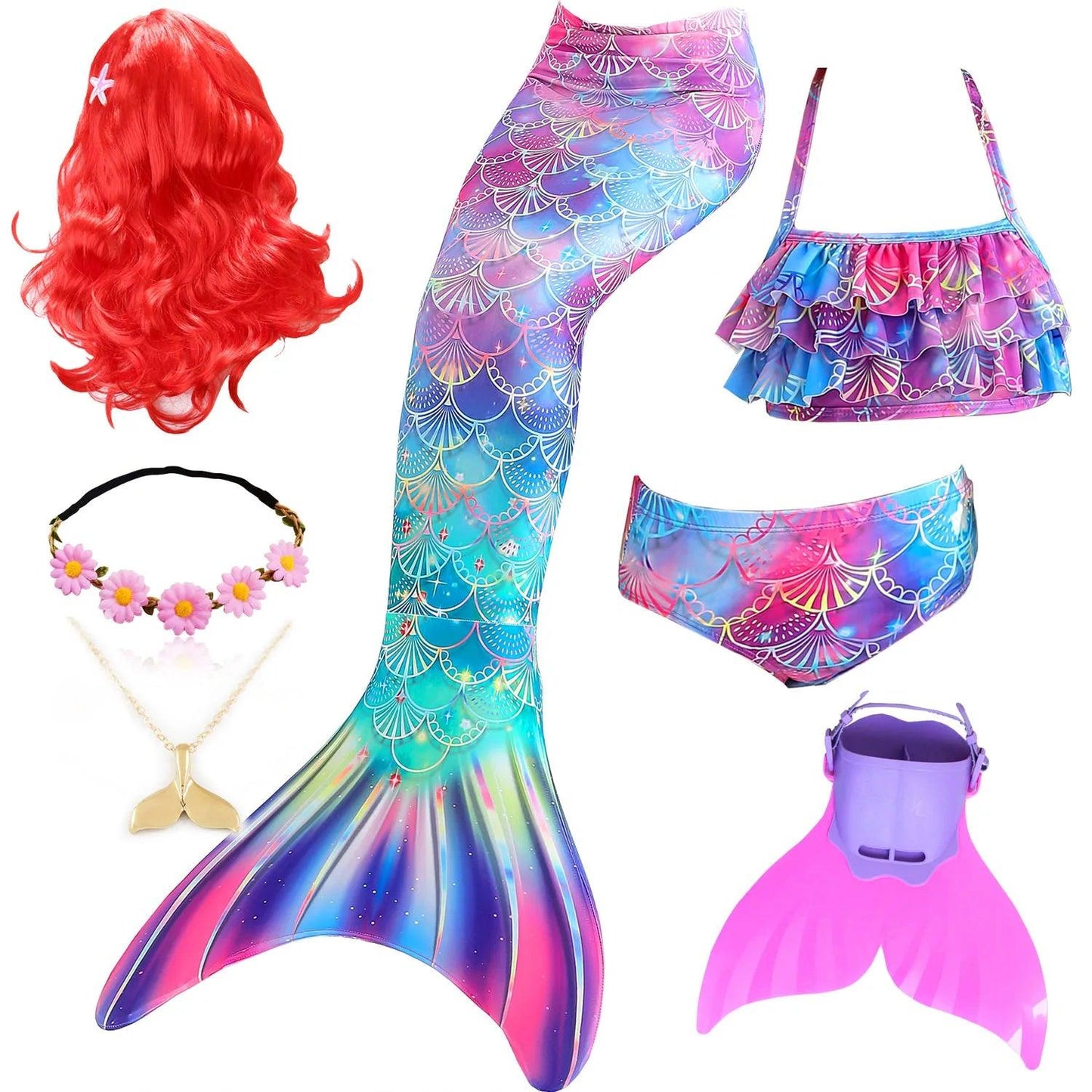 Mermaid Tail Swimsuit Fishtail Costume Toylandeu