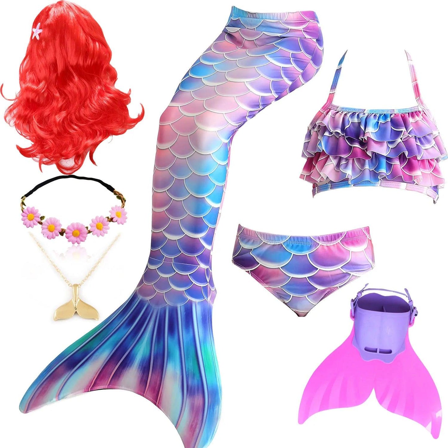 Mermaid Tail Swimsuit Fishtail Costume Toylandeu