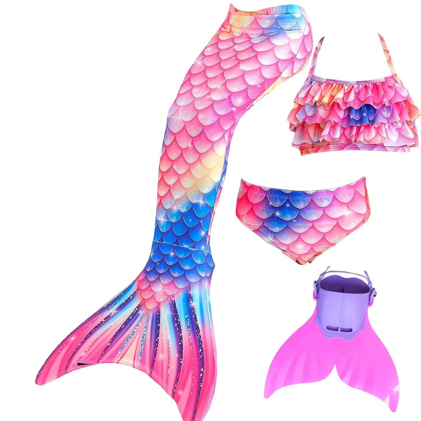 Mermaid Tail Swimsuit Fishtail Costume Toylandeu