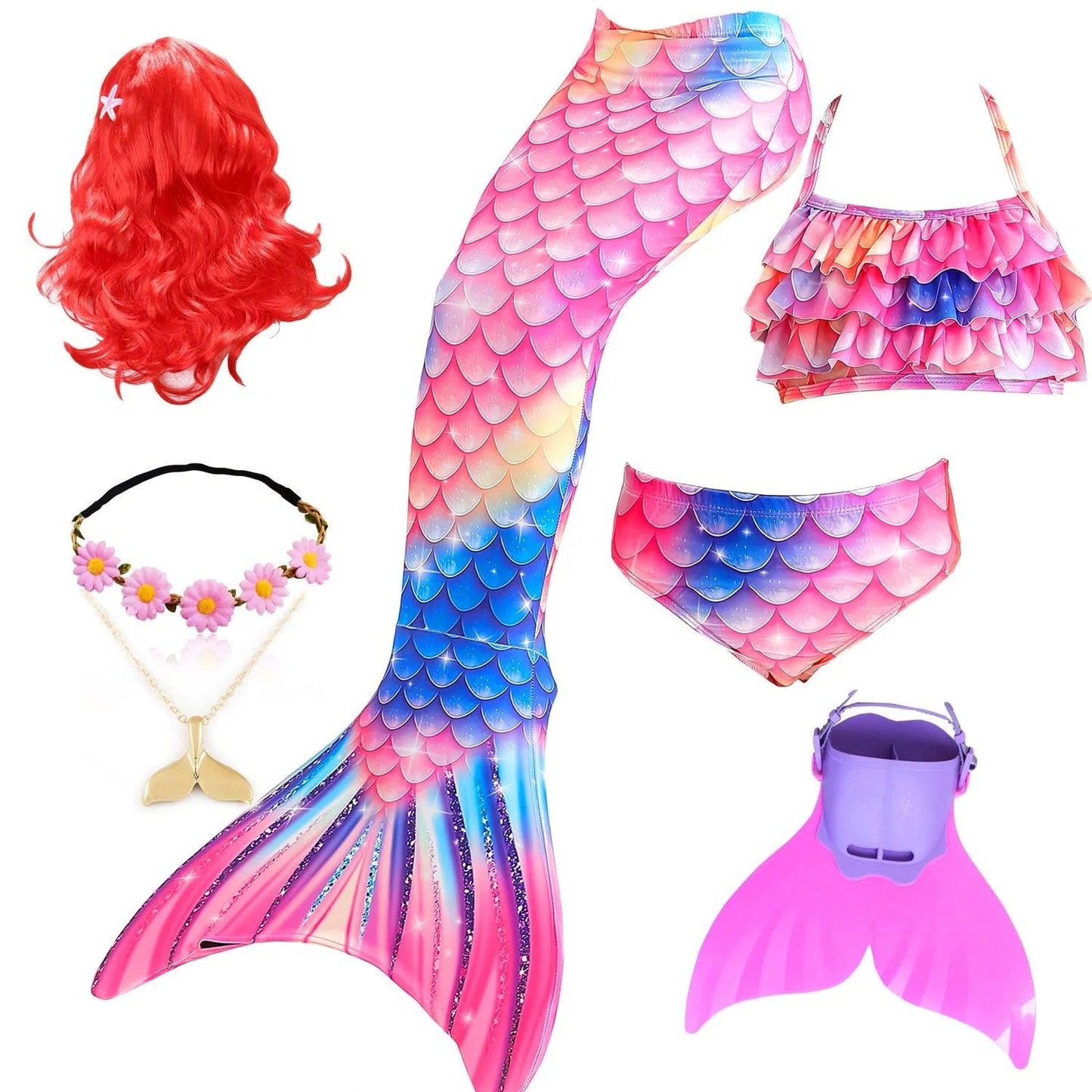 Mermaid Tail Swimsuit Fishtail Costume Toylandeu