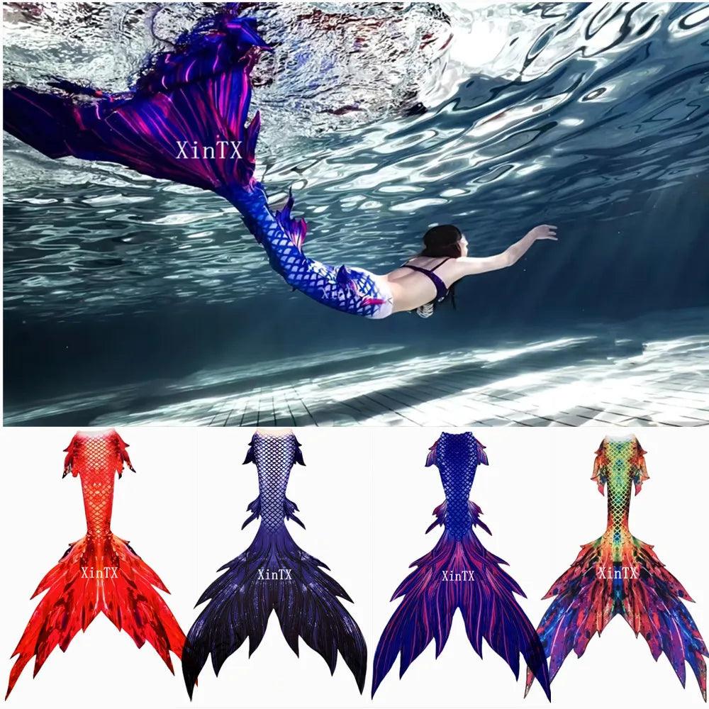 Mermaid Tail Swimsuit | Monofin Optional | Toylandeu™
