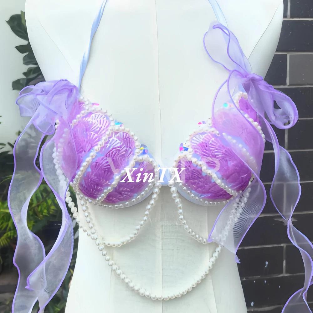 Mermaid Tail Swimsuit | Monofin Optional | Toylandeu™