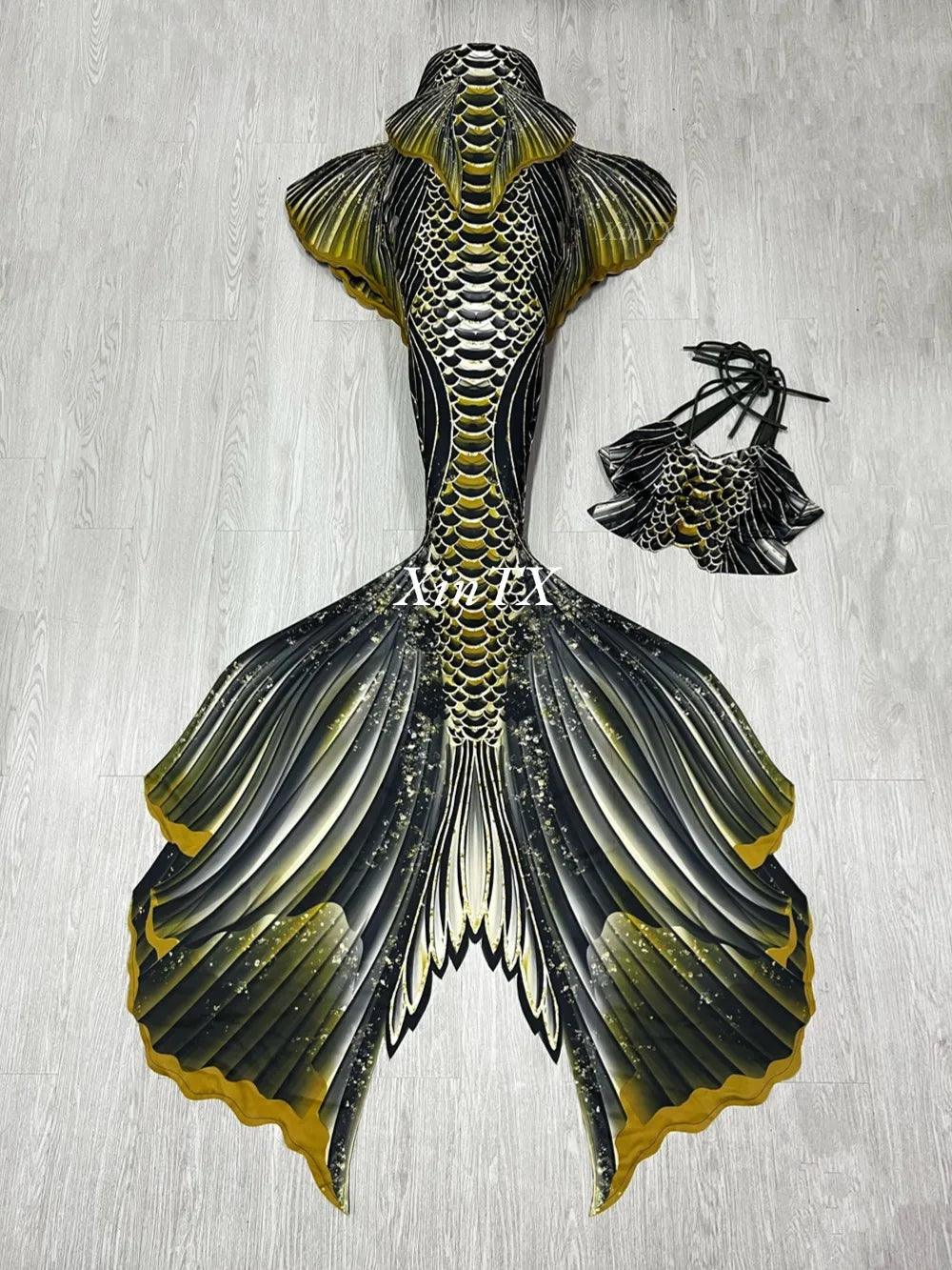 Mermaid Tail Swimsuit | Monofin Optional | Toylandeu™
