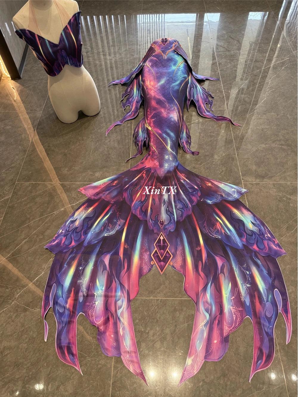 Mermaid Tail Swimsuit | Monofin Optional | Toylandeu™