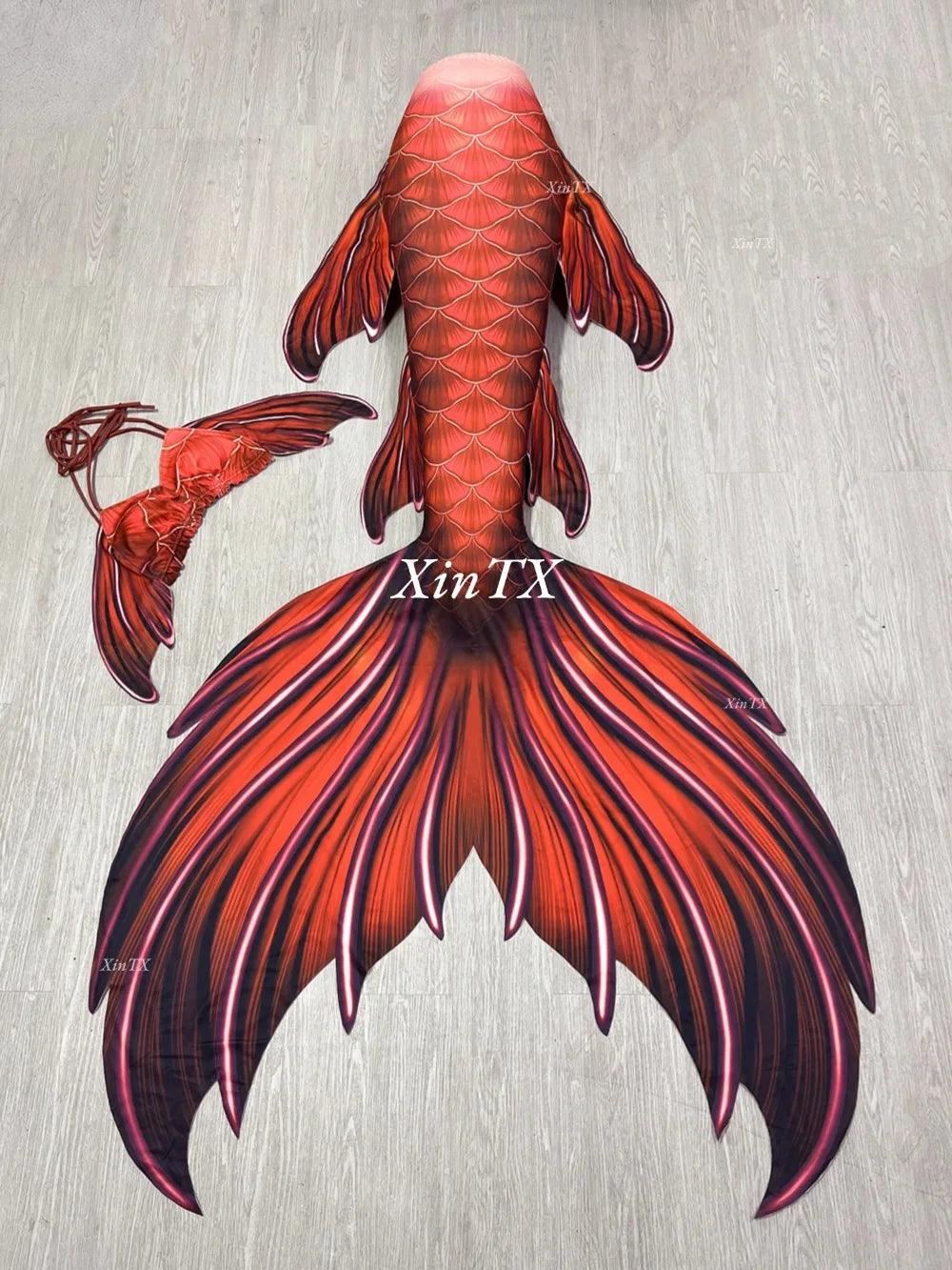 Mermaid Tail Swimsuit | Monofin Optional | Toylandeu™