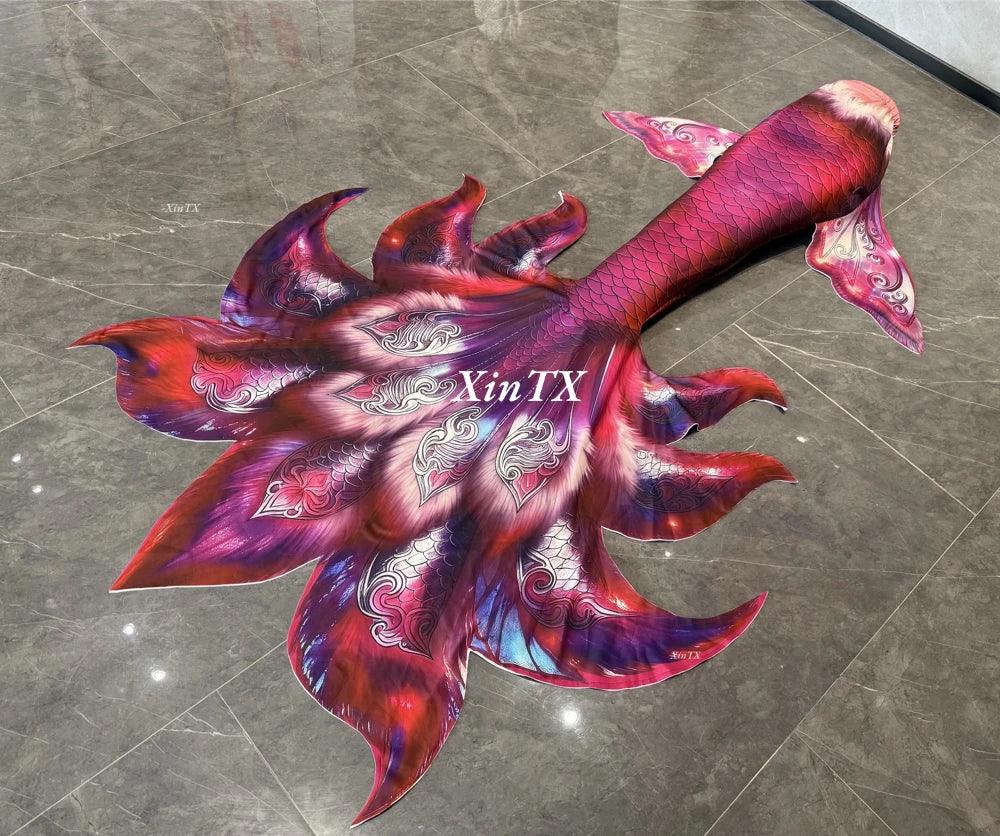 Mermaid Tail Swimsuit | Monofin Optional | Toylandeu™