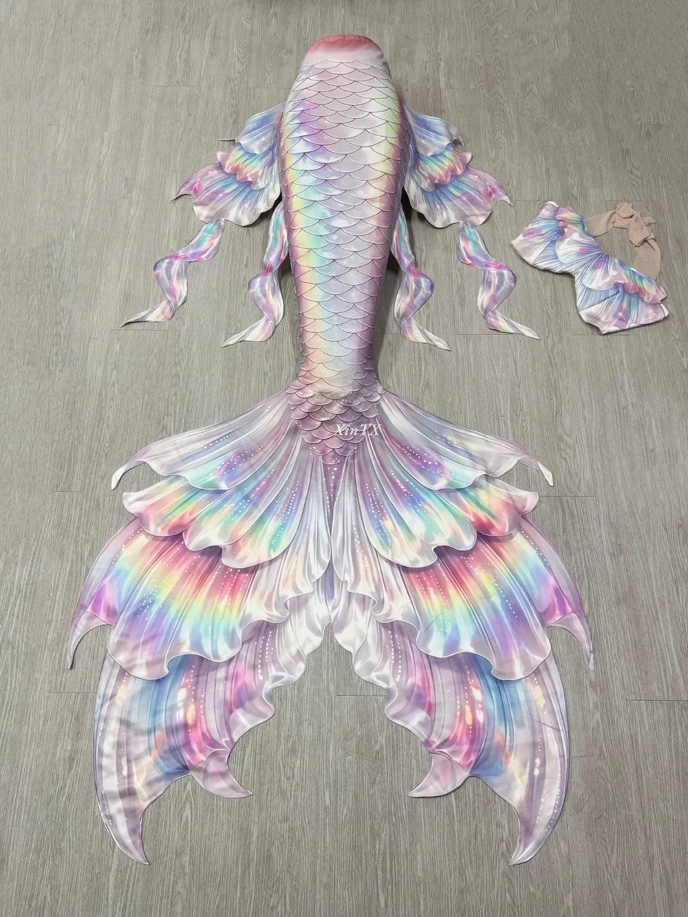 Mermaid Tail Swimsuit | Monofin Optional | Toylandeu™