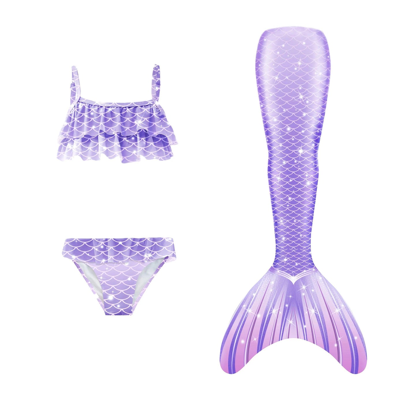 Mermaid Tail Swimsuit | With Skirt | Toylandeu™