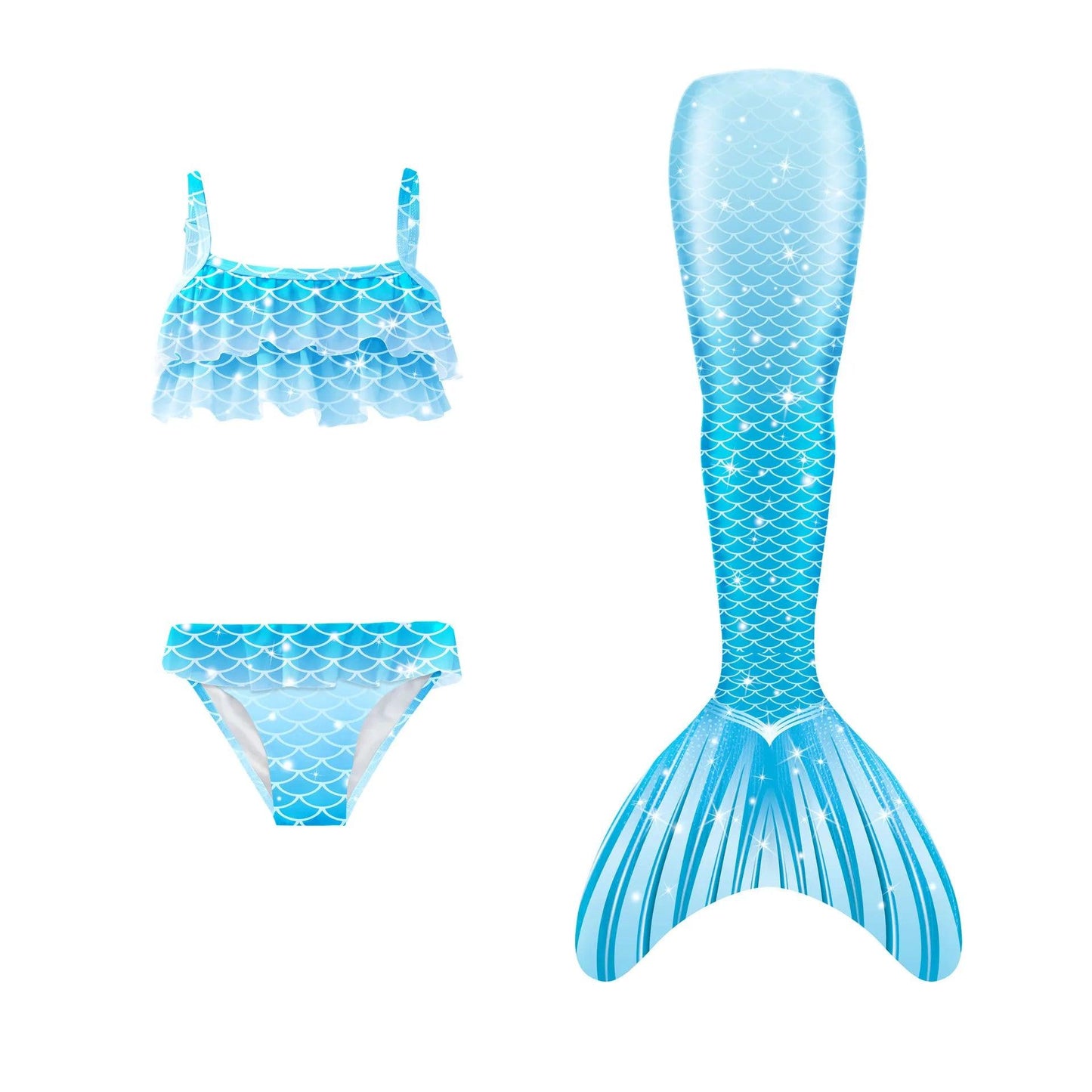 Mermaid Tail Swimsuit | With Skirt | Toylandeu™