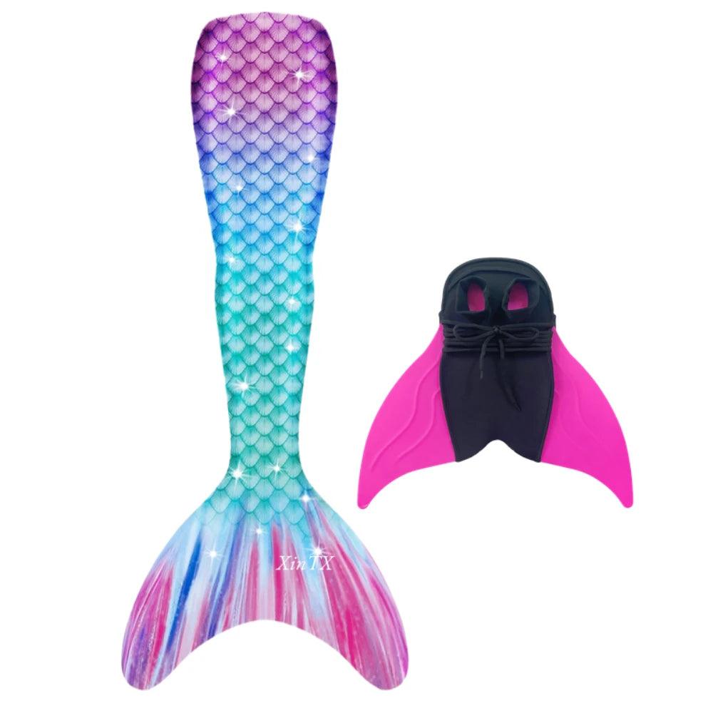 Mermaid Tail Swimwear Kids Unisex Monofin - Toylandeu™