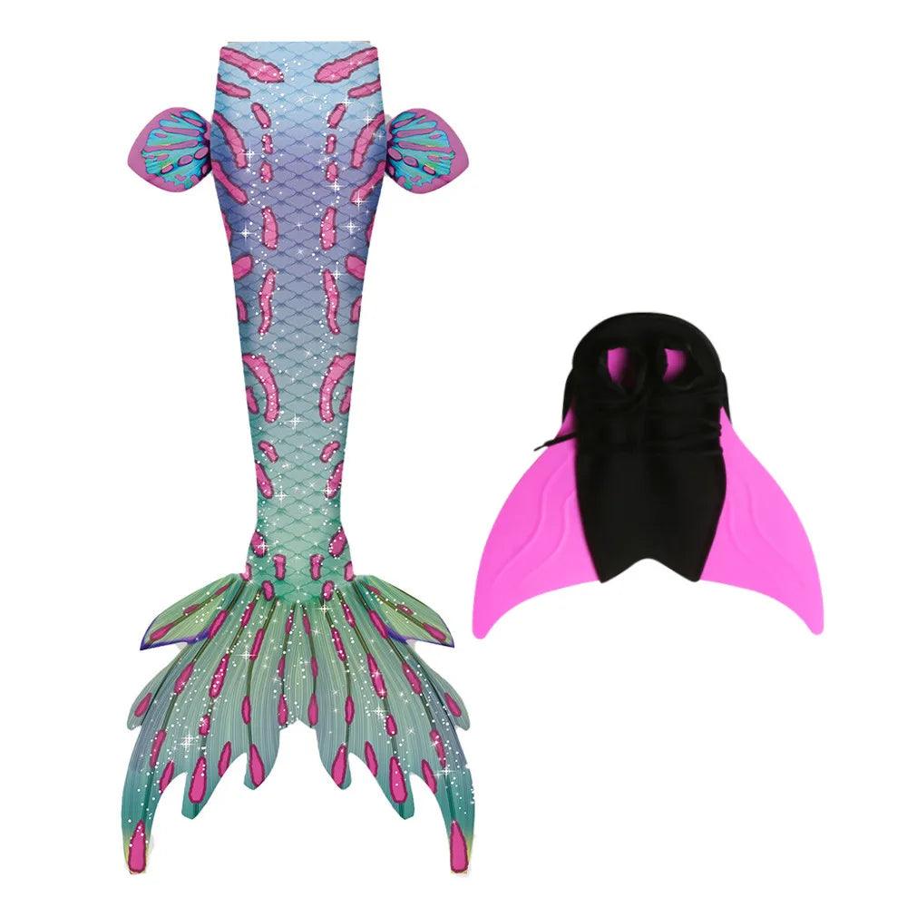 Mermaid Tail Swimwear Kids Unisex Monofin - Toylandeu™
