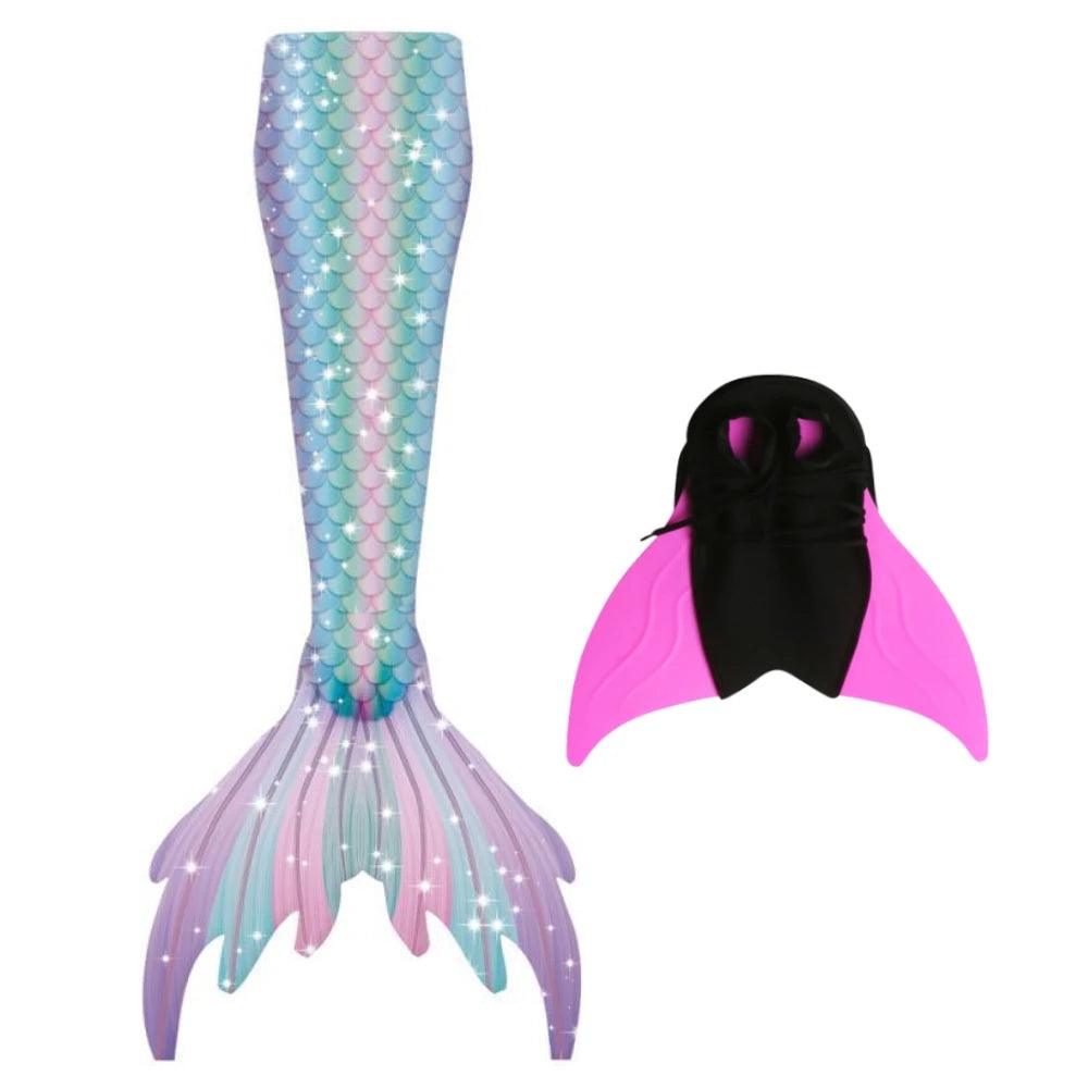 Mermaid Tail Swimwear Kids Unisex Monofin - Toylandeu™