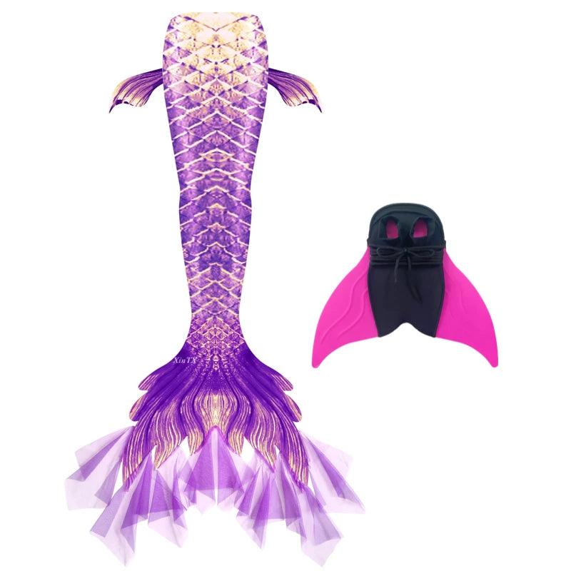 Mermaid Tail Swimwear Kids Unisex Monofin - Toylandeu™
