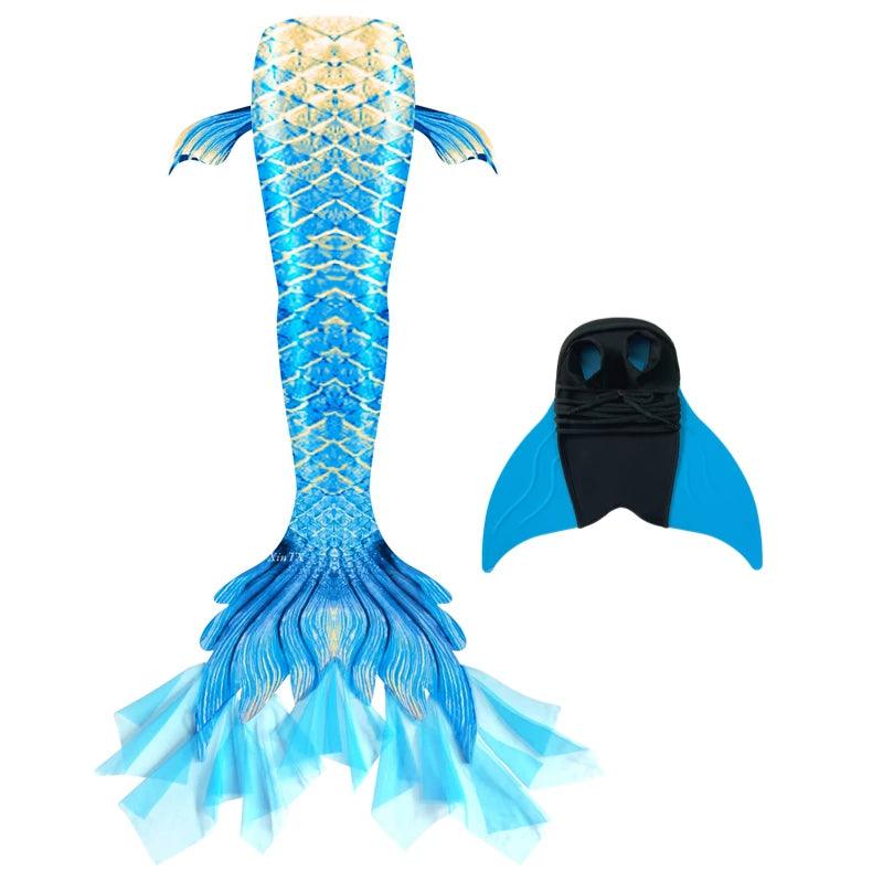 Mermaid Tail Swimwear Kids Unisex Monofin - Toylandeu™