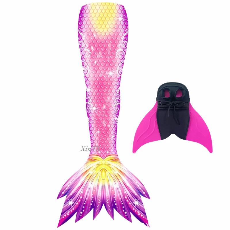 Mermaid Tail Swimwear Kids Unisex Monofin - Toylandeu™