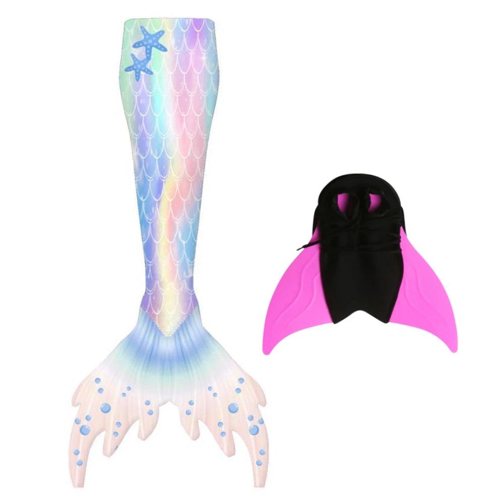 Mermaid Tail Swimwear Kids Unisex Monofin - Toylandeu™