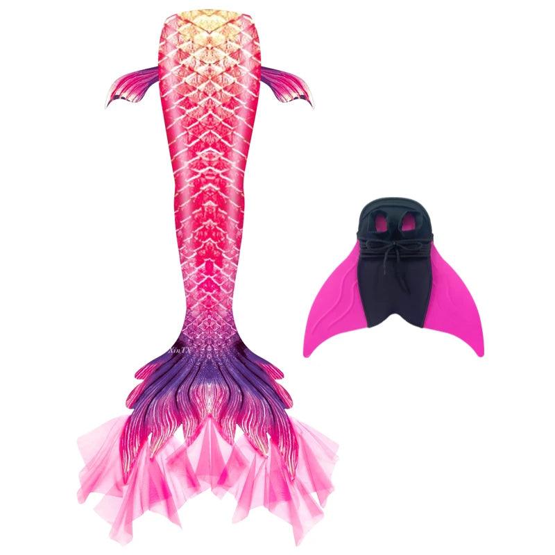 Mermaid Tail Swimwear Kids Unisex Monofin - Toylandeu™