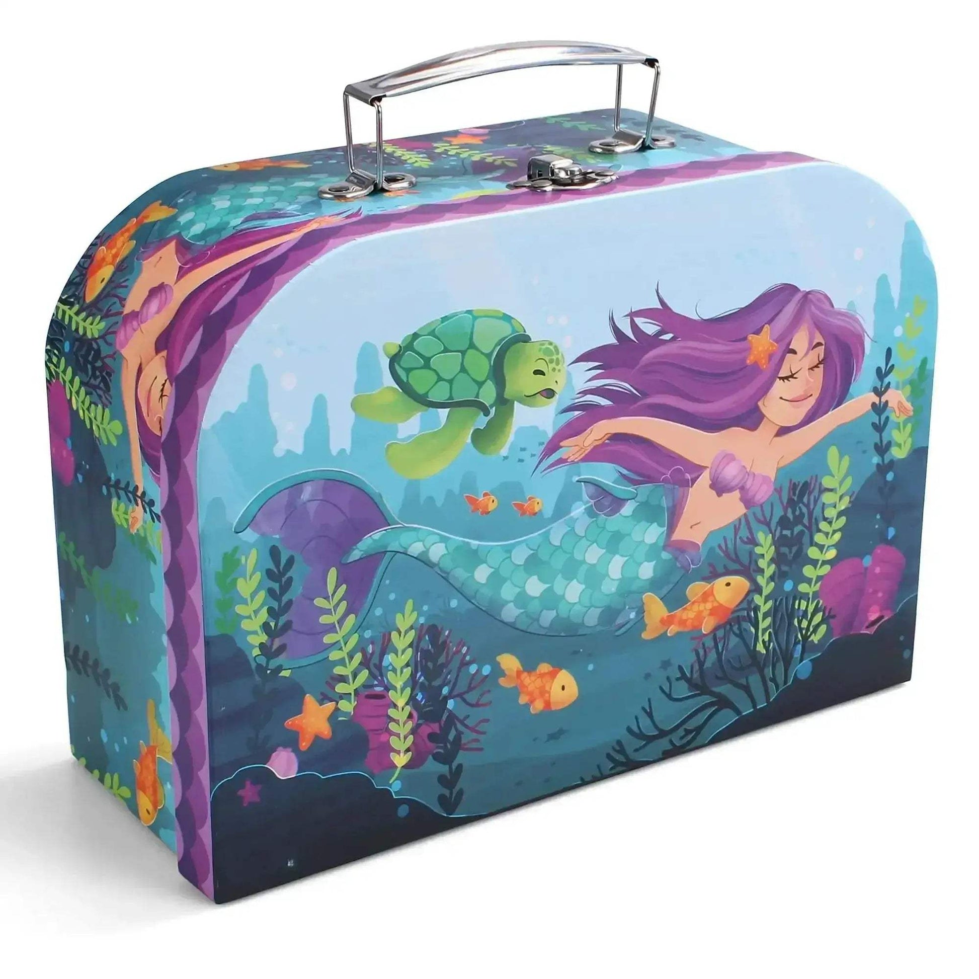 Mermaid Themed Kids Tea Set for Pretend Play Party - ToylandEU