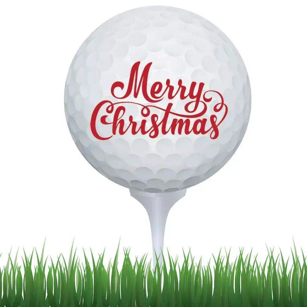 Merry Christmas UV Printed Golf Ball Premium Quality - ToylandEU