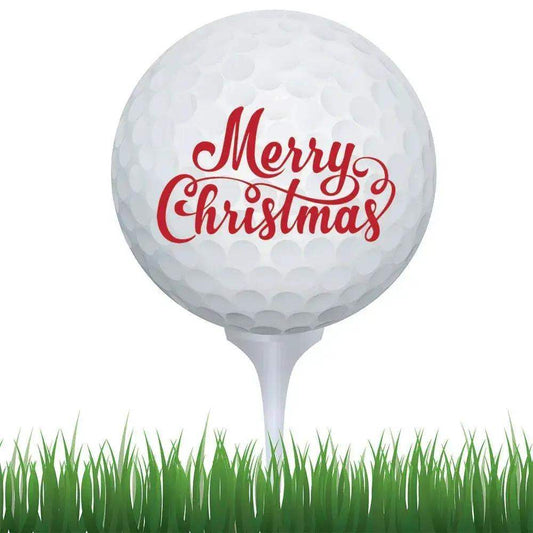 Merry Christmas UV Printed Golf Ball Premium Quality - ToylandEU