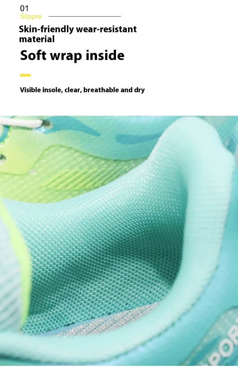 Mesh Breathable Running Shoes For Boys With Kids Buttons - ToylandEU