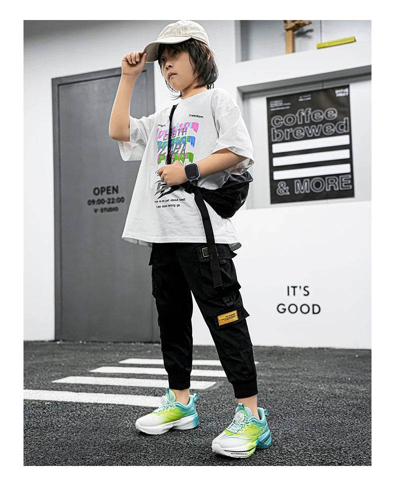 Mesh Breathable Running Shoes For Boys With Kids Buttons - ToylandEU