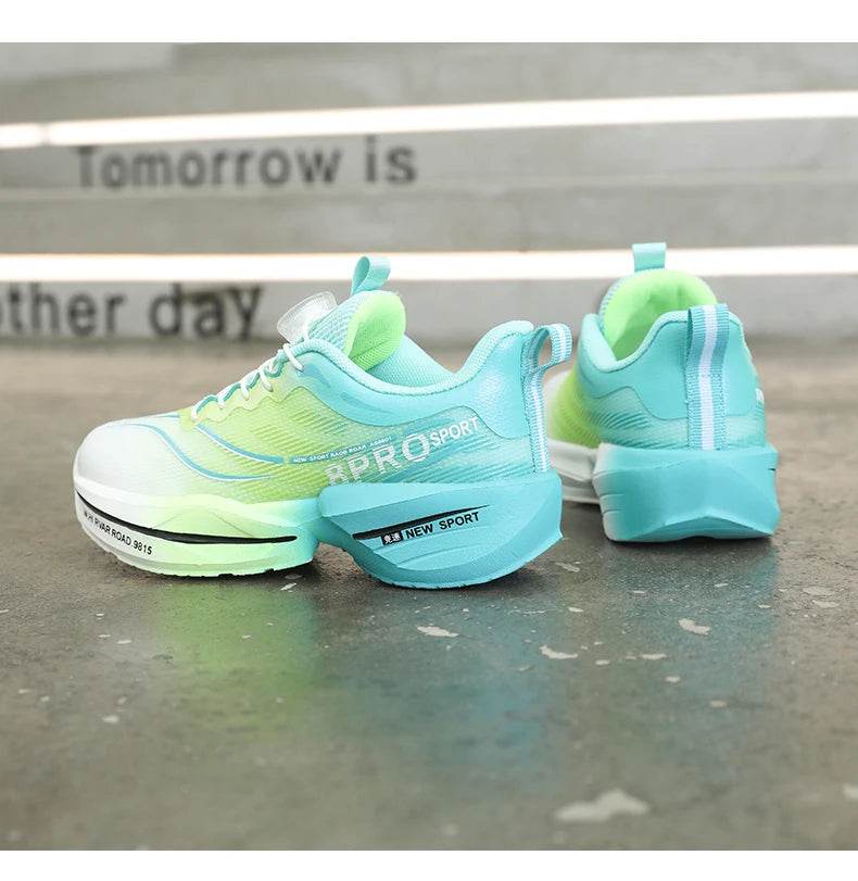 Mesh Breathable Running Shoes For Boys With Kids Buttons - ToylandEU