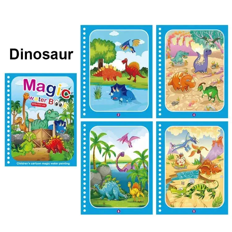Mess Free Water Painting Book For Kids Educational Safe Toy - ToylandEU