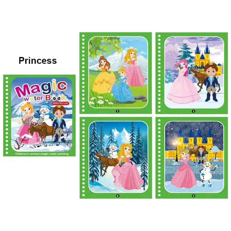 Mess Free Water Painting Book For Kids Educational Safe Toy - ToylandEU
