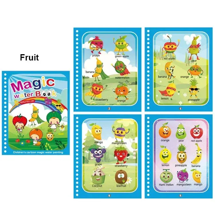 Mess Free Water Painting Book For Kids Educational Safe Toy - ToylandEU