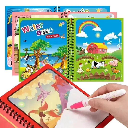  Mess Free Water Painting Book For Kids Educational Toy -  ToylandEU™
