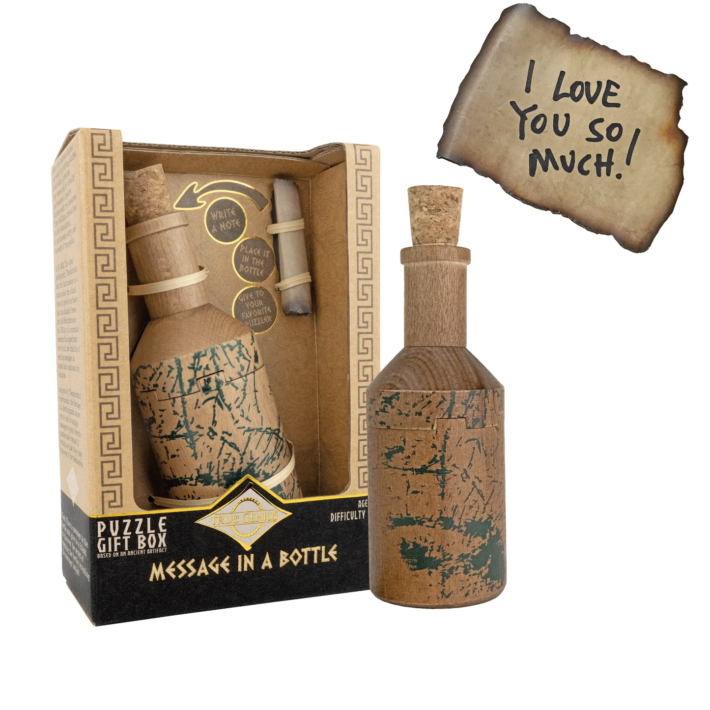 Message in a Bottle - Secret Puzzle Box - ToylandEU