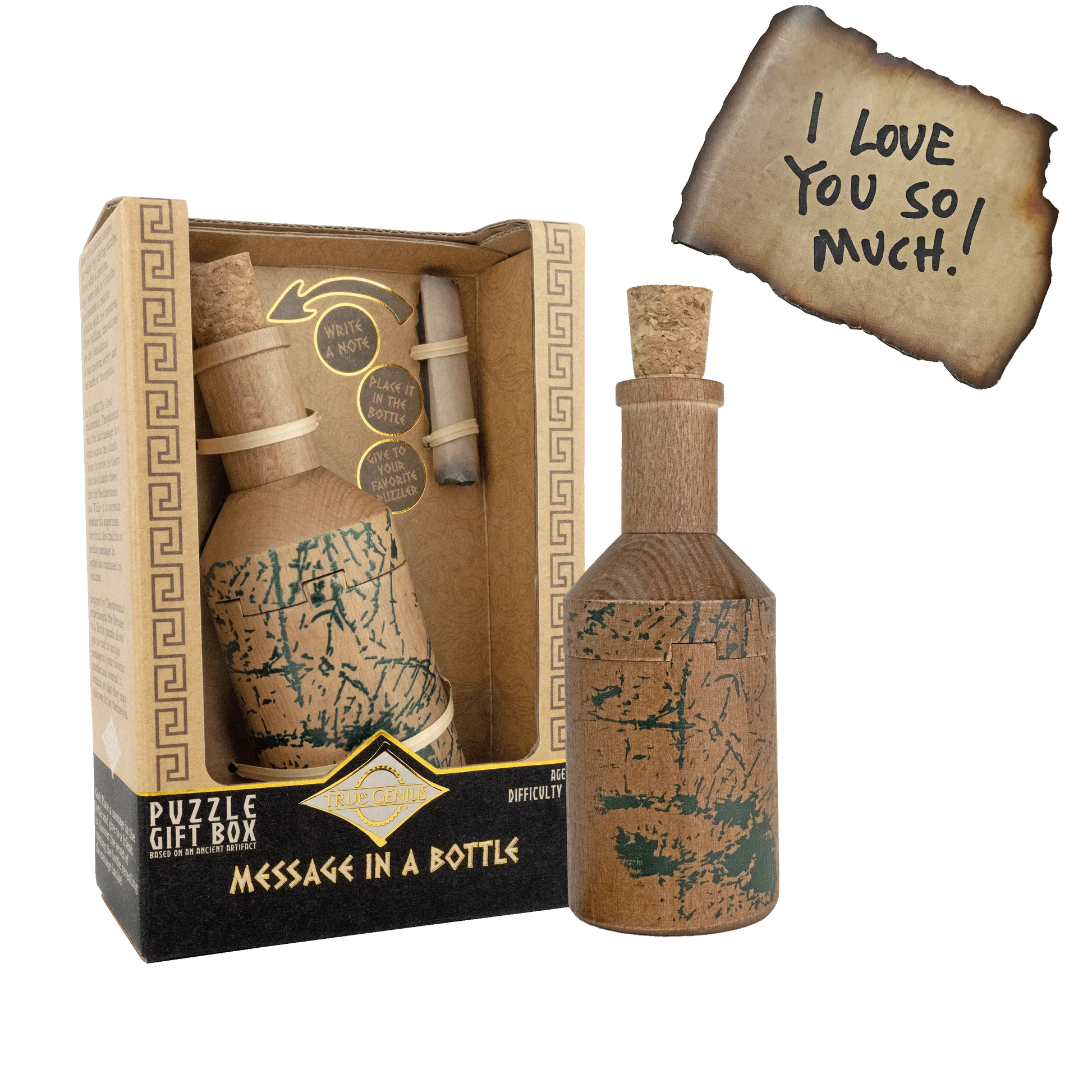 Message in a Bottle - Secret Puzzle Box - ToylandEU