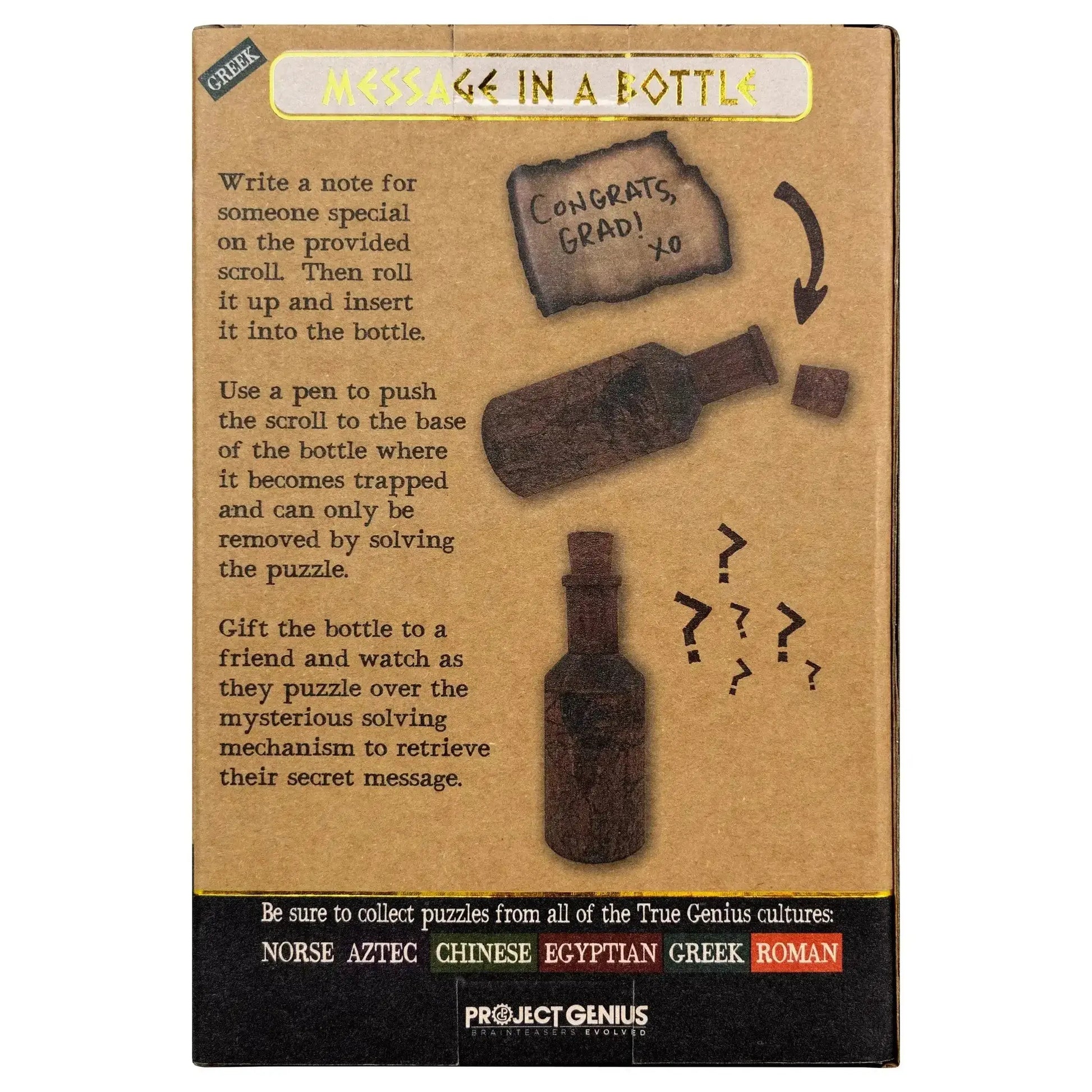 Message in a Bottle - Secret Puzzle Box - ToylandEU
