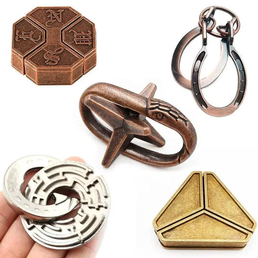  Metal 3D Puzzle Brain Teaser for All Ages Sturdy -  ToylandEU™