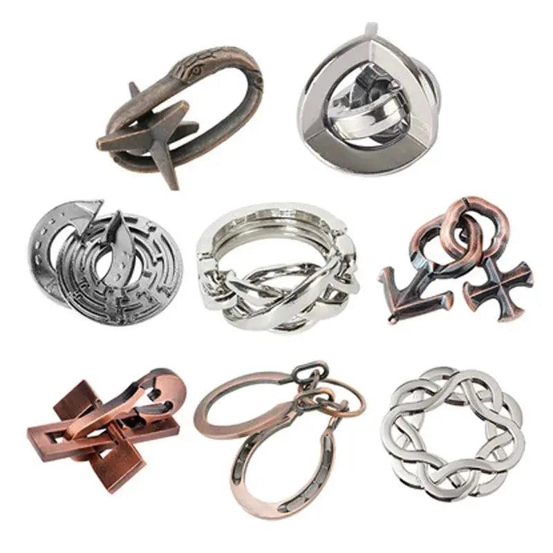 Metal 3D Puzzle Brain Teaser for All Ages Sturdy -  ToylandEU™