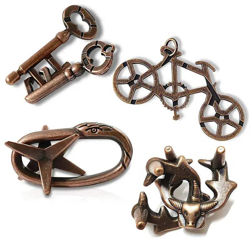  Metal 3D Puzzle Brain Teaser for All Ages Sturdy -  ToylandEU™