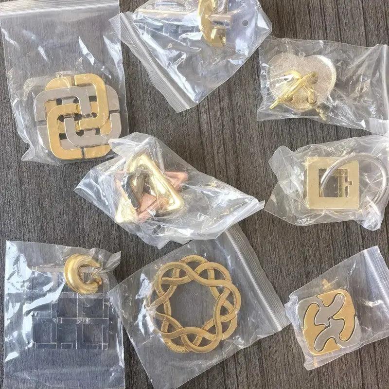  Metal Brain Teaser Puzzle Disentanglement Challenge -  ToylandEU™