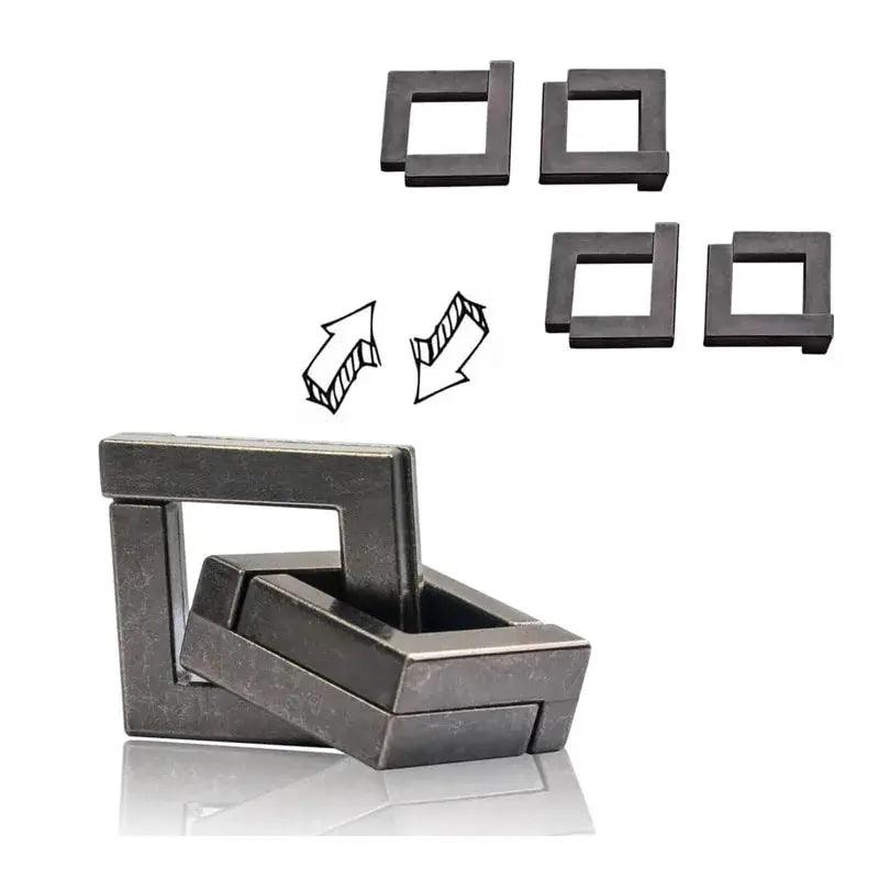  Metal Brain Teaser Puzzle For Adults And Kids Durable -  ToylandEU™
