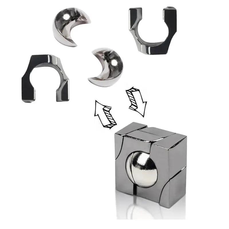  Metal Brain Teaser Puzzle For Adults And Kids Durable -  ToylandEU™