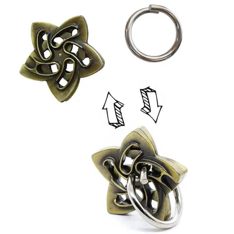  Metal Brain Teaser Puzzle For Adults And Kids Durable -  ToylandEU™