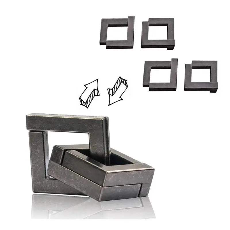  Metal Brain Teaser Puzzle For Adults And Kids Durable -  ToylandEU™