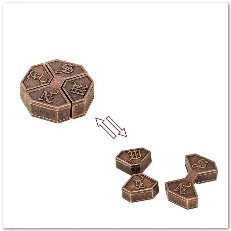  Metal Brain Teaser Puzzle IQ Challenge For All Ages -  ToylandEU™