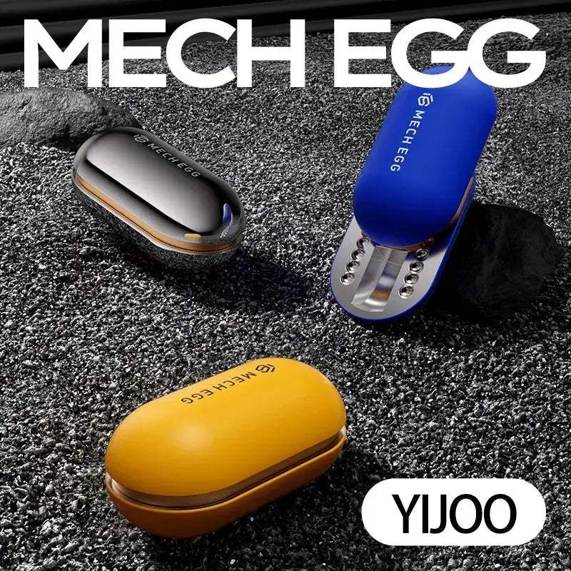 Metal EDC Egg Toy Card Pusher Fidget Spinner Stress Relief - ToylandEU
