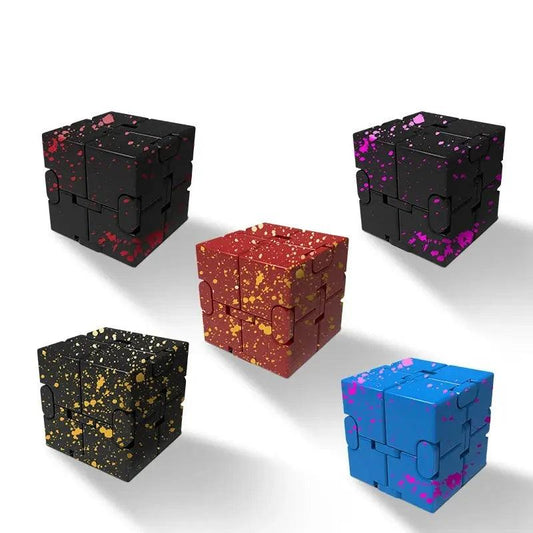  Metal Fidget Cube Stress Relief Focus Infinite Flip -  ToylandEU™