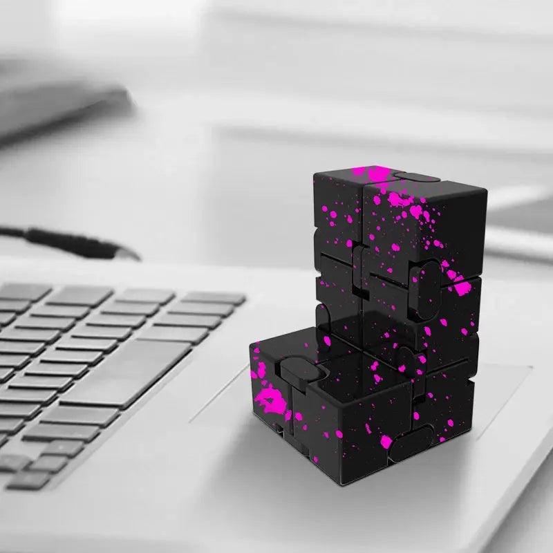  Metal Fidget Cube Stress Relief Focus Infinite Flip -  ToylandEU™