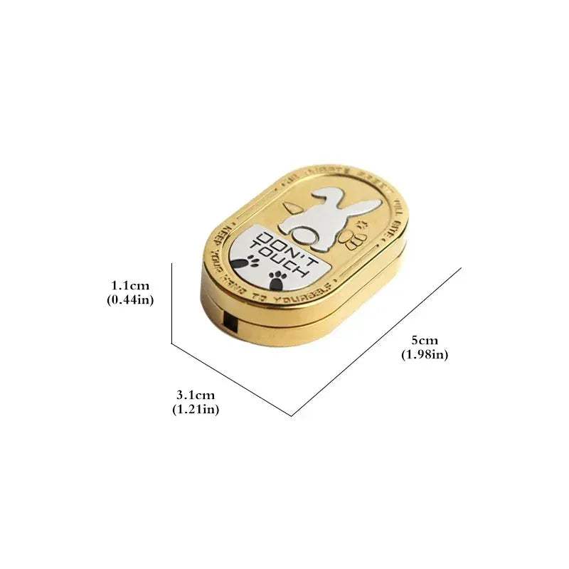 Metal Fidget Slider Stress Relief Toy With Rabbit Pattern - ToylandEU