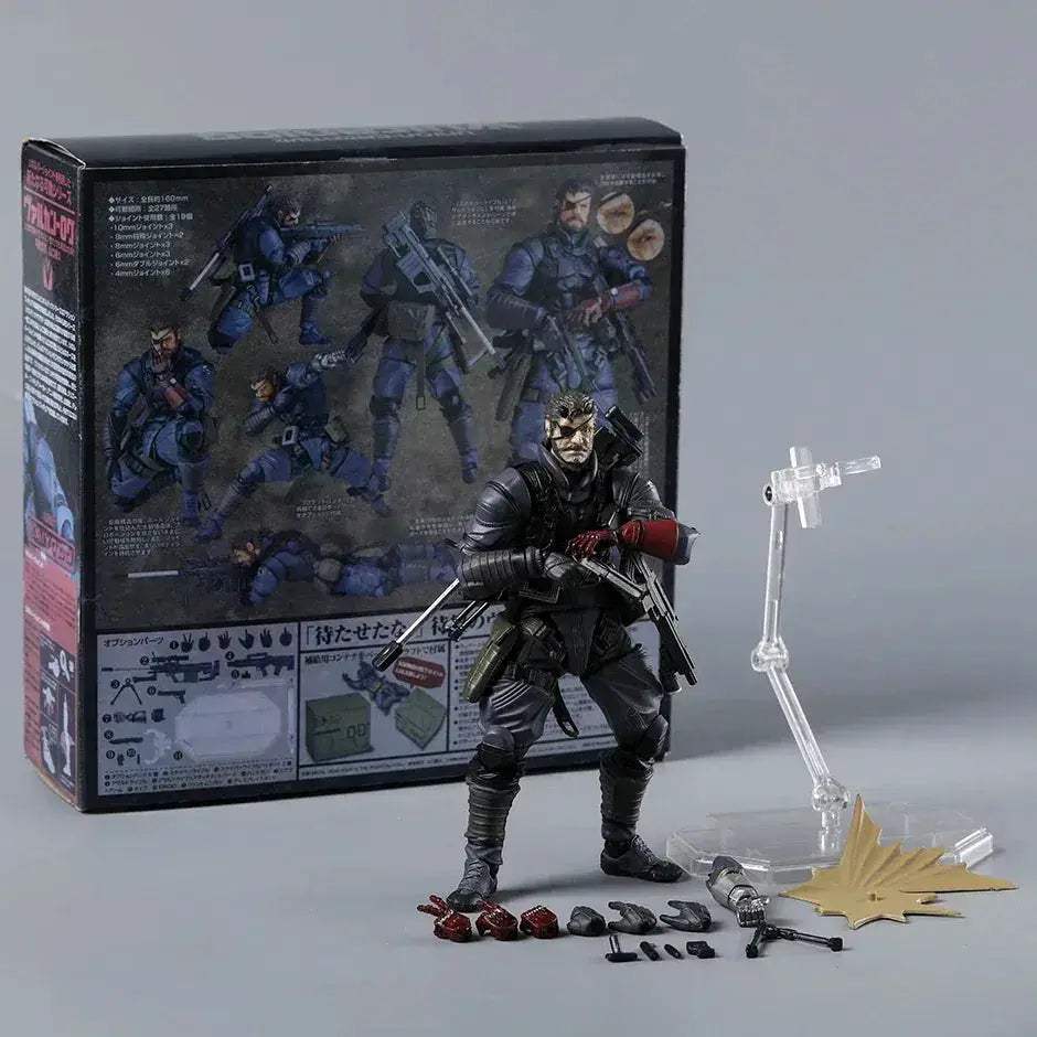 Metal Gear Solid 5 Venom Snake Action Figure PVC 6.1 Inch Desktop Model Unisex Finished Goods - ToylandEU