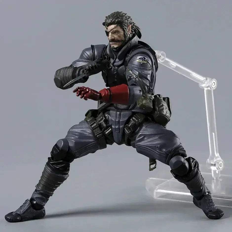 Metal Gear Solid 5 Venom Snake Action Figure PVC 6.1 Inch Desktop Model Unisex Finished Goods - ToylandEU